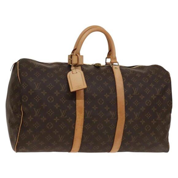 LOUIS VUITTON Monogram Keepall 50 Boston Bag M41426 LV Auth 139475 - Picture 2 of 16